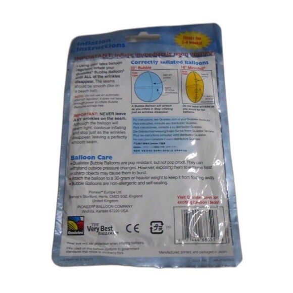 Qualatex Bubbles Happy Birthday 22" Bubbles Balloon - Picture 2 of 2